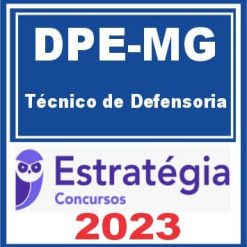 DPE MG (Técnico de Defensoria) - Estratégia 2023
