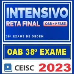 CURSO OAB 1ª FASE 38 (INTENSIVO RETA FINAL) CEISC 2023
