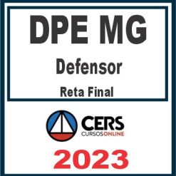 DPE MG (Defensor) Pós Edital - Cers 2023
