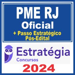 PMERJ (Oficial + Passo) Pós Edital - Estratégia 2024