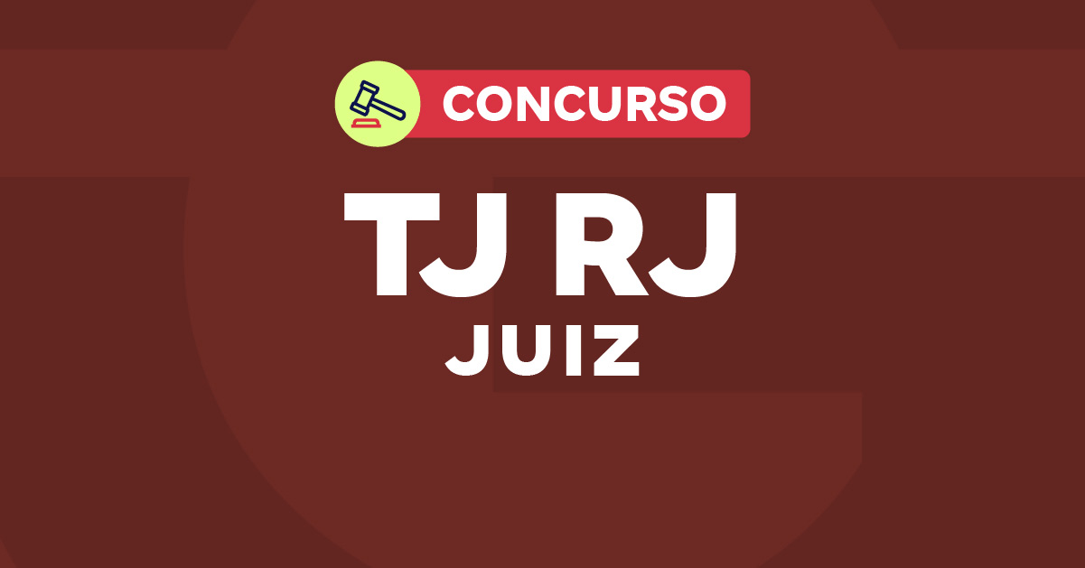Concurso TJ RJ Juiz